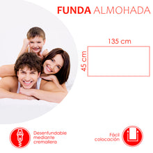 Cargar imagen en el visor de la galería, Fundas de Almohadas 100% Algodón-135x45cm
