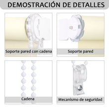 Cargar imagen en el visor de la galería, Estor enrollable opaco- Beige
