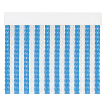 Cargar imagen en el visor de la galería, Cortina cordón PVC para puertas de interior o exterior. C4 Azul y Transparente. 90x210 cm.
