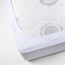 Cargar imagen en el visor de la galería, Protector de colchón acolchado, Impermeable, 100%Poliéster-Cama 90
