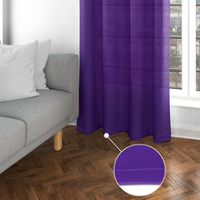 Cargar imagen en el visor de la galería, Cortinas Translúcidas de Salón 140x260cm, 2 Piezas- Lila
