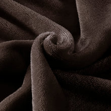 Cargar imagen en el visor de la galería, Manta Terciopelo Suave, Manta Coral- Marrón
