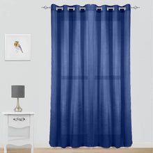 Cargar imagen en el visor de la galería, Cortinas modernas translucidas - Azul marino
