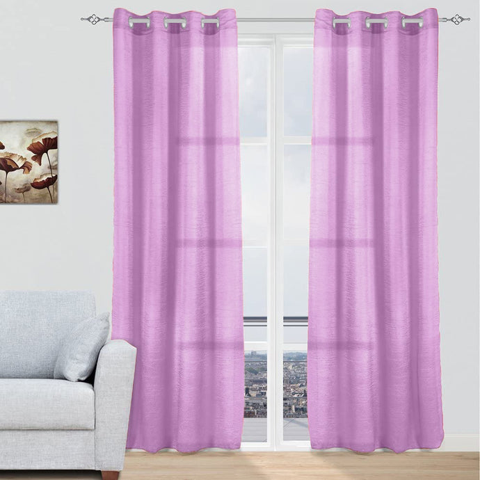 Cortinas modernas translucidas lilas