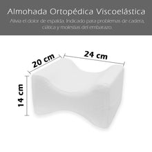 Cargar imagen en el visor de la galería, Almohada ortopédica viscoelástica para piernas
