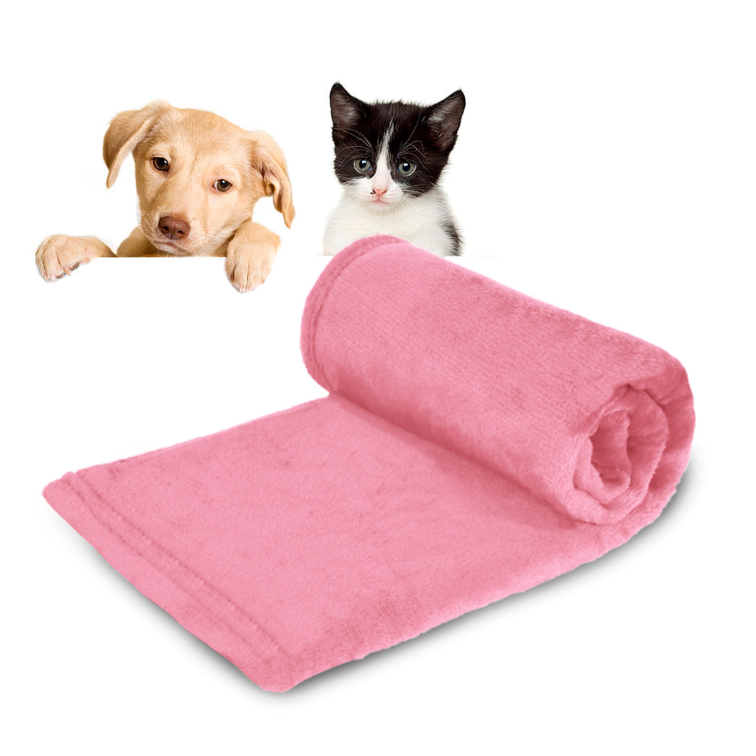 Manta para Perros, Gatos y Mascotas de Terciopelo- Rosa