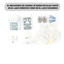 Cargar imagen en el visor de la galería, Estor Enrollable Translúcido Liso Blanco
