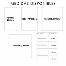 Cargar imagen en el visor de la galería, Protector de colchón acolchado, Impermeable, 100%Poliéster-Cama 150
