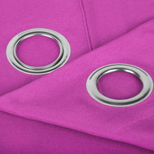 Cargar imagen en el visor de la galería, Cortinas Translúcidas de Salón 140x260cm, 2 Piezas- Fucsia
