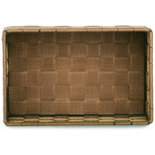 Cargar imagen en el visor de la galería, Pack de 3 Cajas de Almacenaje Decorativas- Marrón-Arena
