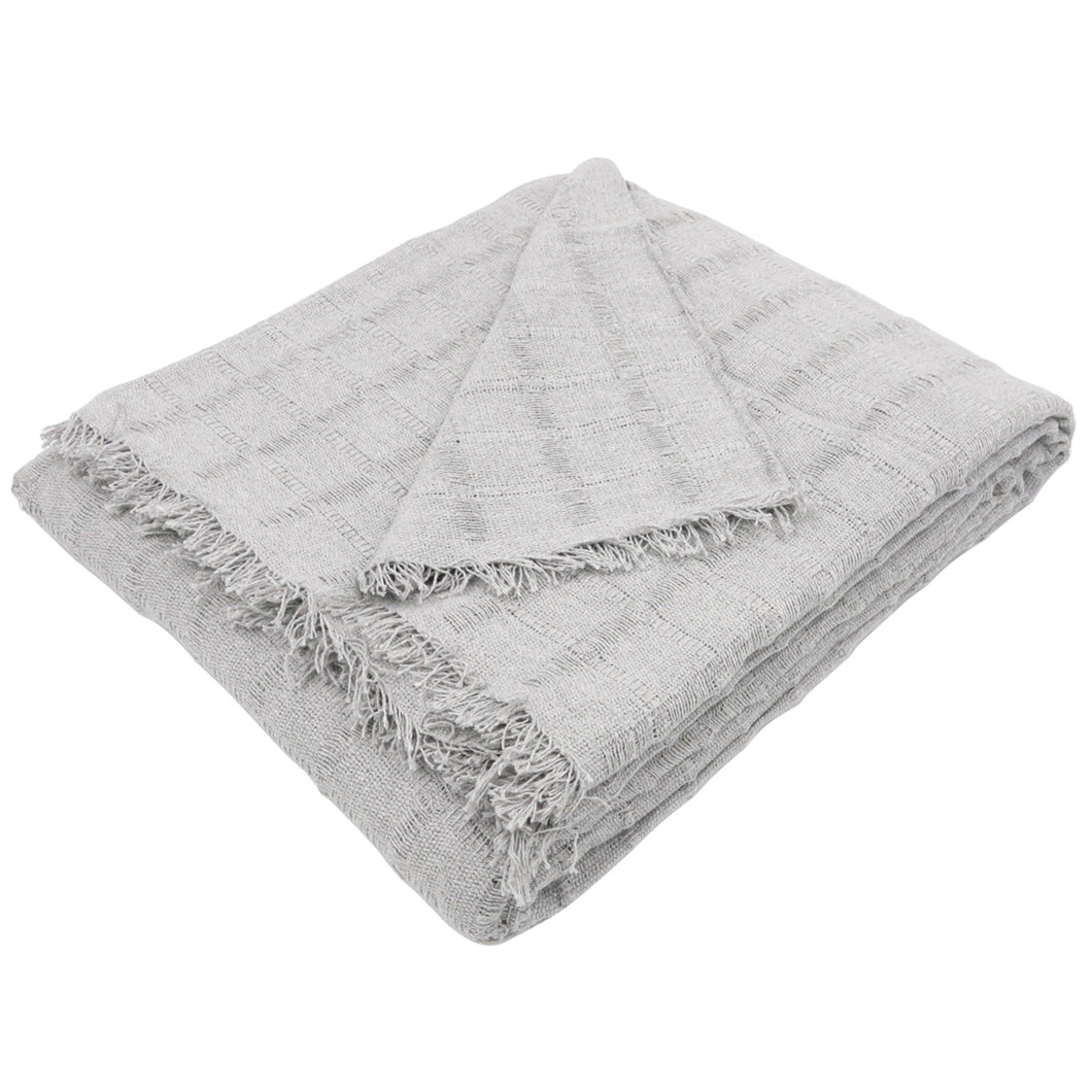 Colcha multiusos, plaid - Liso Gris