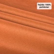Cargar imagen en el visor de la galería, Cortinas Translúcidas de Salón 140x260cm, 2 Piezas- Naranja
