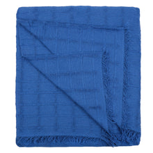Cargar imagen en el visor de la galería, Colcha multiusos, plaid - Liso Azul
