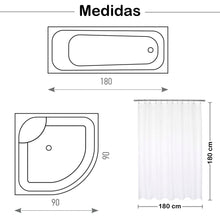 Cargar imagen en el visor de la galería, Cortina de Baño Impermeable, Anti moho- Tropical
