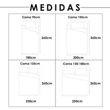 Cargar imagen en el visor de la galería, Colcha Bouti Rombos para Verano y Primavera- Circulos Azul
